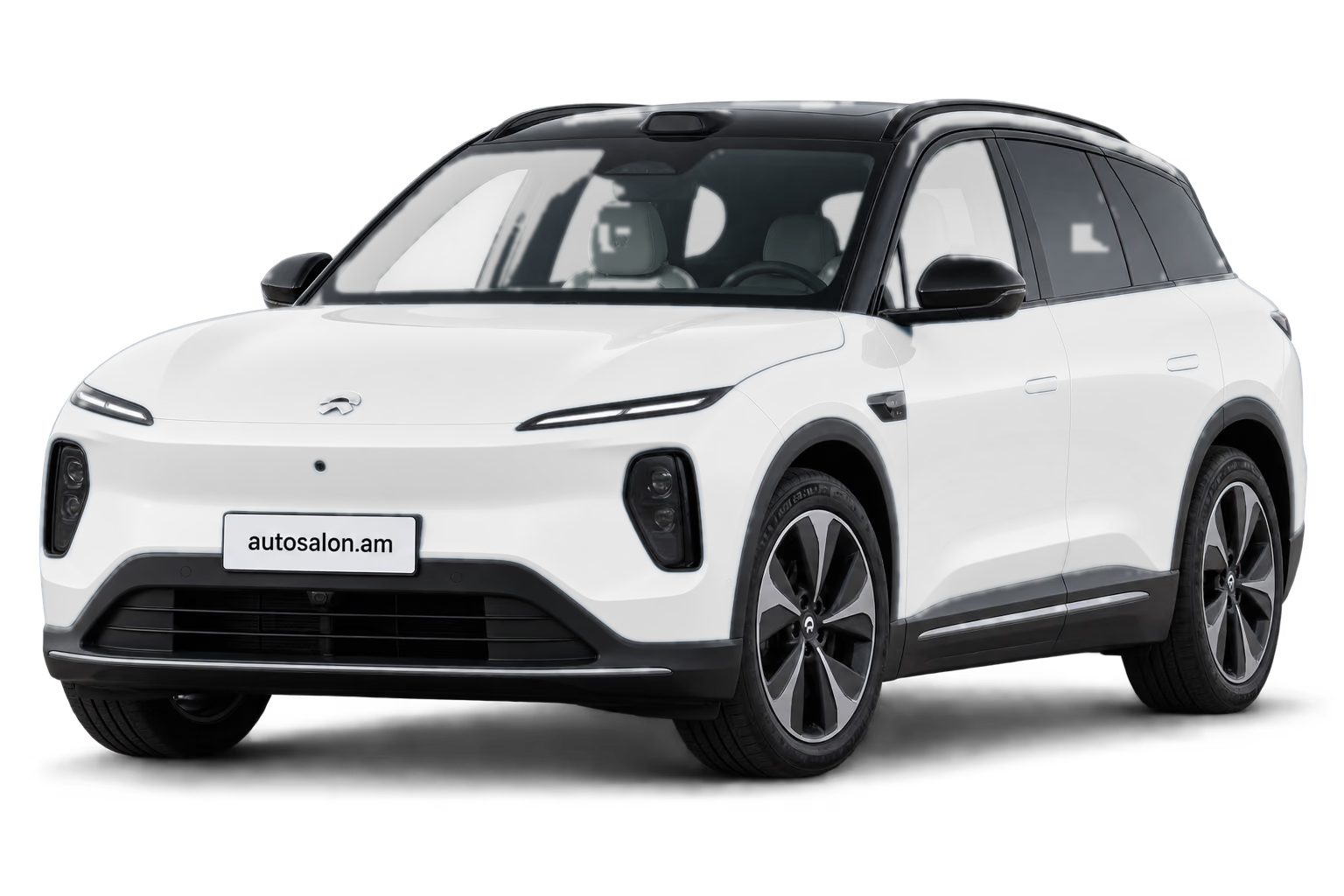 NIO EL6 75 kWh AWD 2026, սպիտակ, առջևից անկյունագծով