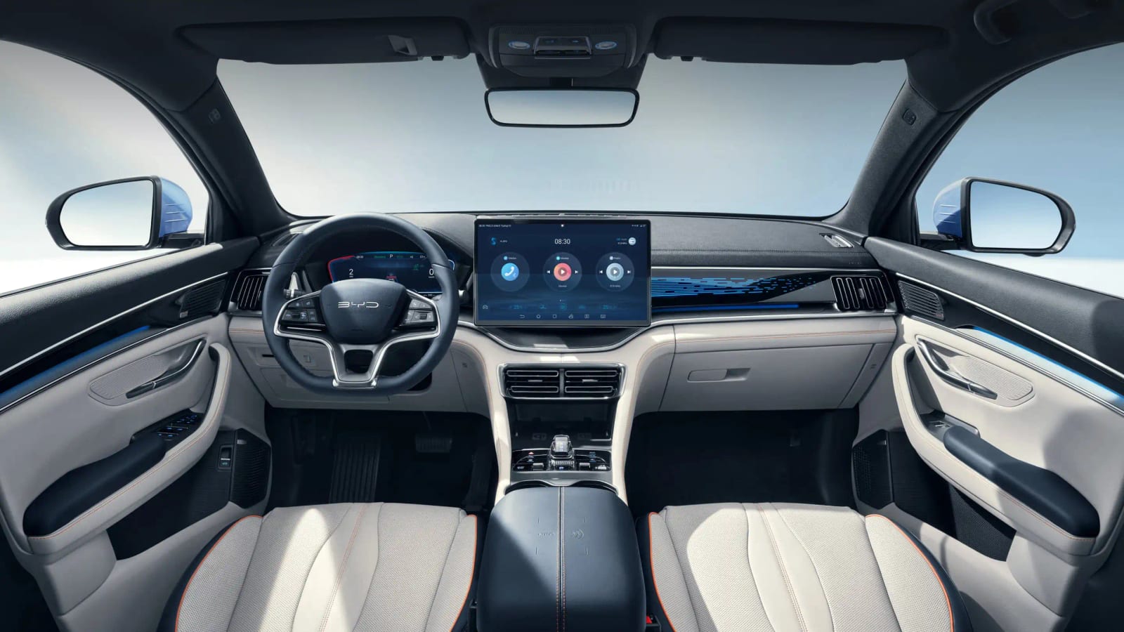 BYD Song Plus EV՝ բաց սրահ, առջևի տեսք, ձախ ղեկ