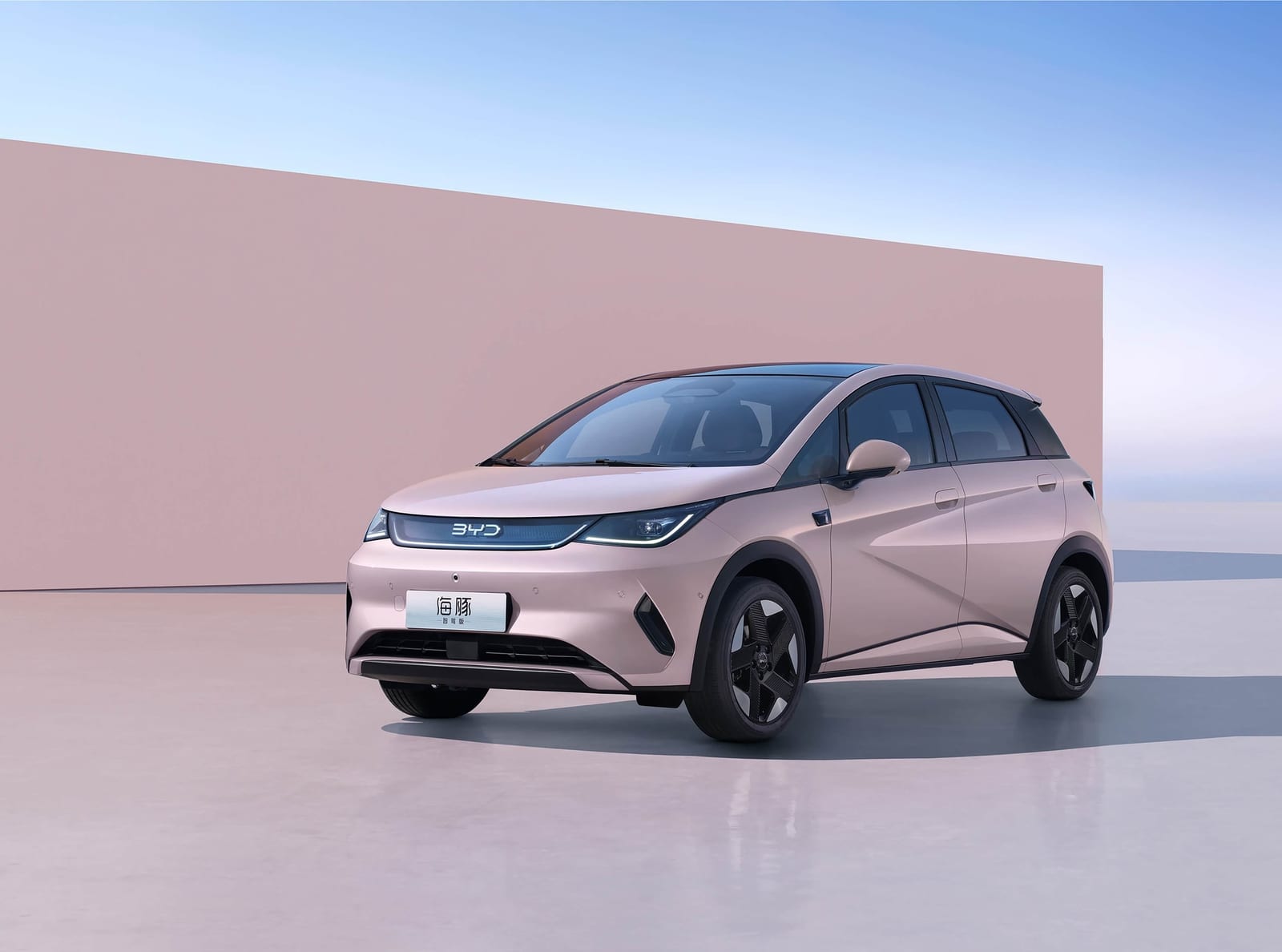 BYD Dolphin Smart Driving Knight 520KM 2025, առջևից անկյունագծով