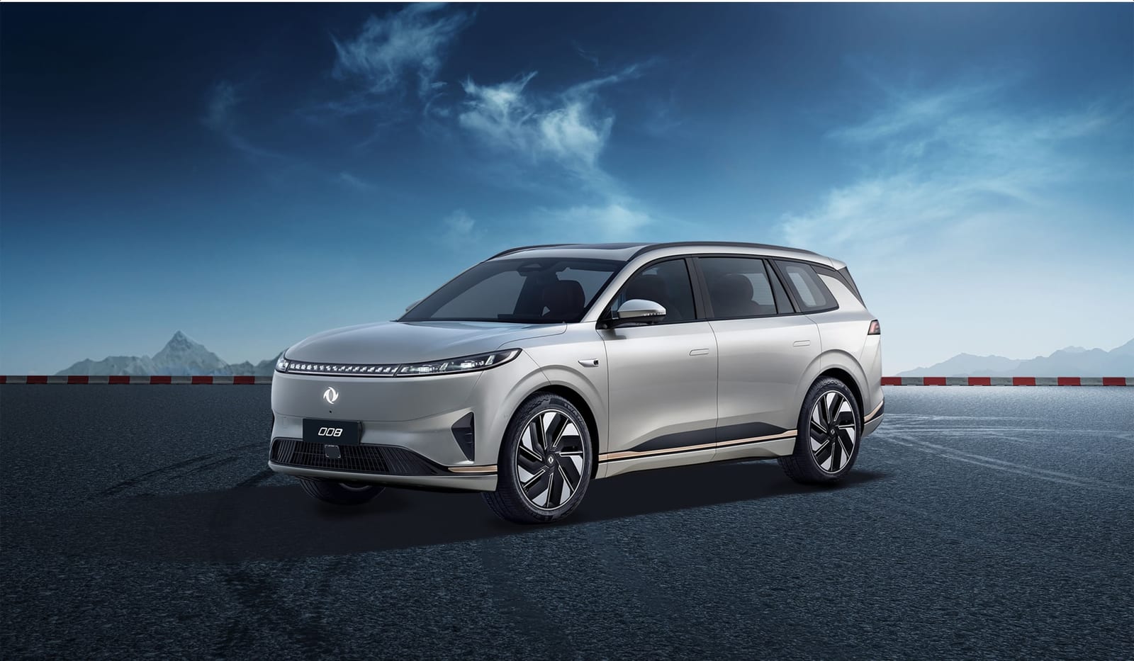 Dongfeng 008 REEV 6-seat RWD 2026, առջևից անկյունագծով