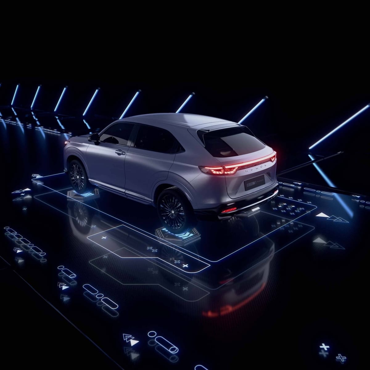 Honda e:NP1 510 km 2024, հետևից անկյունագծով